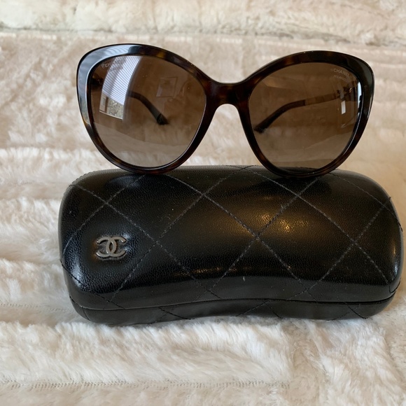 Chanel Black/Brown C1550/S2 Sunglasses